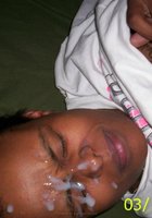 Негритянка сосет фаллос негра в надежде на сперму 15 фото