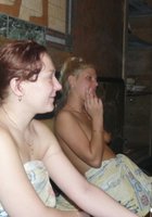 Пьяные лесбухи в бане устроили оргию 9 фото