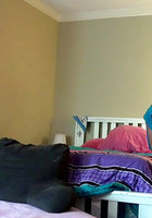 Пышногрудая Мариночка разрешает подглядывать за собой в спальне 16 фотография