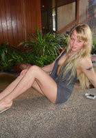 20-летняя модель Алина хвастается идеальным телом на съемках 7 фото