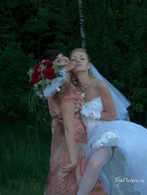 Пошлые невесты развратничают перед свадьбой 16 фотография
