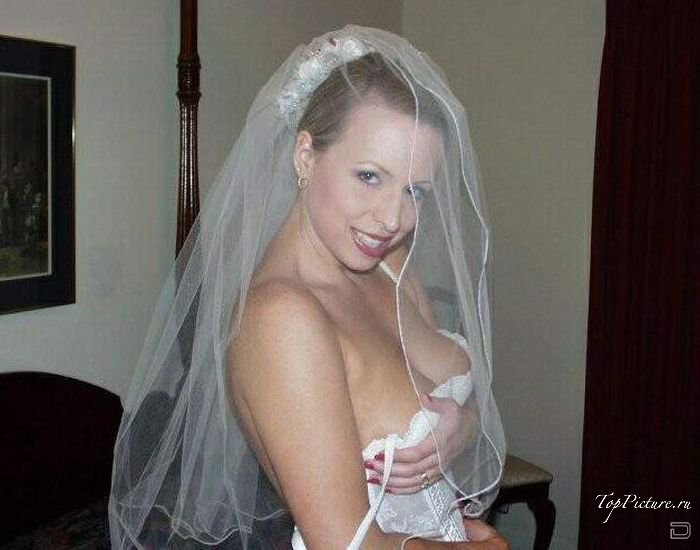 Невесты обожают шалить в день свадьбы 10 фотография