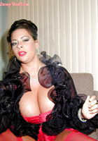 Милфа Linsey Dawn McKenzie курит в красивом белье 9 фото