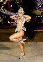 Нарядные танцовщицы щеголяют по улицам на карнавале в Рио 16 фотография