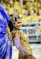 Нарядные танцовщицы щеголяют по улицам на карнавале в Рио 23 фото