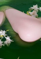Голые красотки с сексуальными фигурами принимают ванну 7 фото