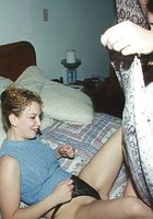 Лесбиянки в 90х годах часто шалили на кровати в одних трусиках 19 фотография